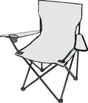 kempingová židle Malatec 10071 šedá