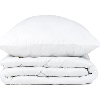 Povlečení 4Home Set přikrývky a polštáře Aloe Vera, 140 x 200 cm, 70 x 90 cm, bílá