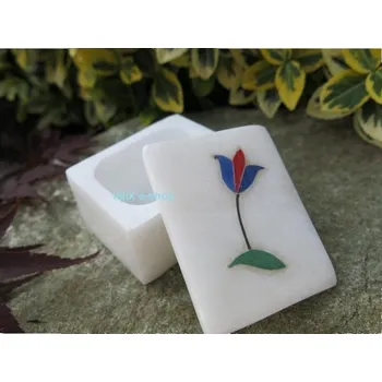 Dárková krabička Malá šperkovnička z mramoru - obdélník