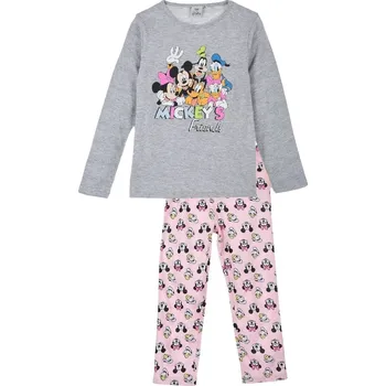Dívčí pyžamo Šedo-růžové dívčí pyžamo Minnie Mouse Velikost: 98