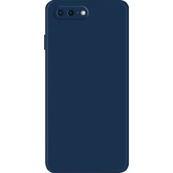 Silikonový ochranný kryt s rovnými hranami pro iPhone 7 Plus / 8 Plus - modrý