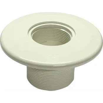 Tryska VA , stočená, pro světla 1,5", barva bílá, pro předvyrobené bazény