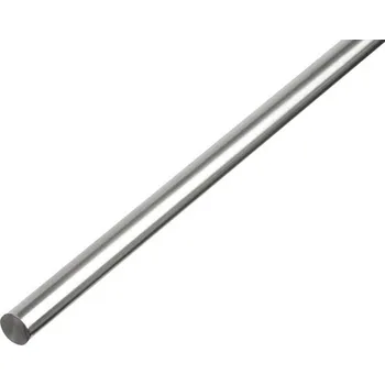 Stavební profil Alu tyč plná, přírodní, Ø12mm, 2,6m