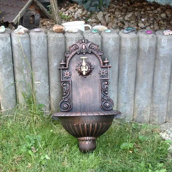 Nástěnné retro umyvadlo 39 × 61 × 19 cm