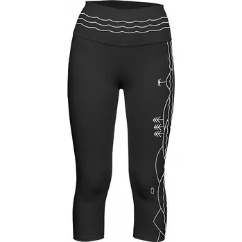 Legíny dámské tříčtvrteční PADDLEBOARDING BLACK - velikost: 36