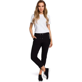 Dámské kalhoty M411 Joggers 7/8 - černé EU XL