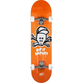 Skateboard mob Skateboard skull complete orange