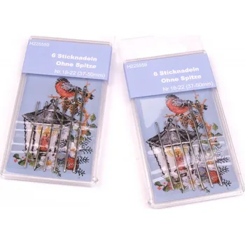 Jehlice Jehly DE ruční tupé 6 jehel (5 kar./ bal.)