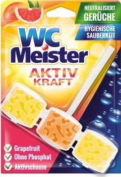 Čisticí prostředek na WC WC Meister Aktiv Kraft závěska do WC 45 g grapefruit