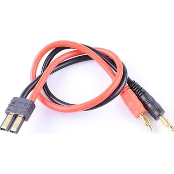 Nabíjecí kabel 20cm/ 14AWG - 4mm bullet/ Traxxas samec