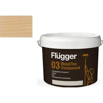 Lak na dřevo Flügger Wood Tex Aqua 03 Transparent (dříve 95 Aqua) -lazurovací lak - 9,1L odstín 010 bezbarvá + dárek k objednávce nad 1000Kč