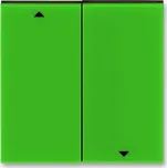 Kryt žaluziového spínače ABB Levit 3559H-A00662 67 zelená/kouřová černá