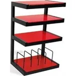 Hi-Fi stolek / Norstone:Esse Hifi Vinyl / Red / Black