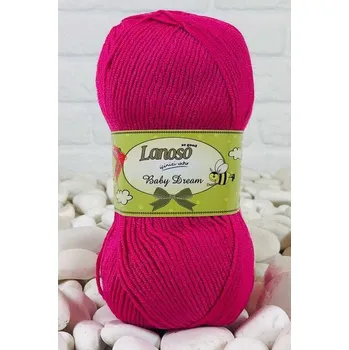 Příze Příze Baby Dream 948 tmavě růžová Lanoso