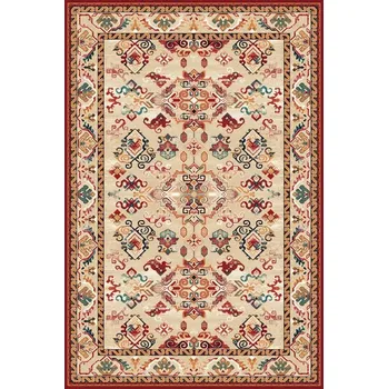 Koberec Kusový koberec vlněný Agnella Isfahan Meka Tmavě Béžový Rozměr: 160x240 cm