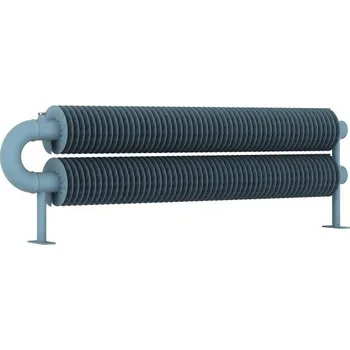 Radiátor HOTHOT Radiators Retro Revolution FO II Modrá pastelová 383x500x137mm, 304W