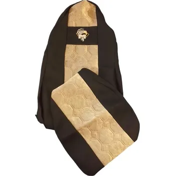 Potah sedadla Autopotahy textilní pro MAN TGX/S/M/L, černo-béžová barva (č. 147)