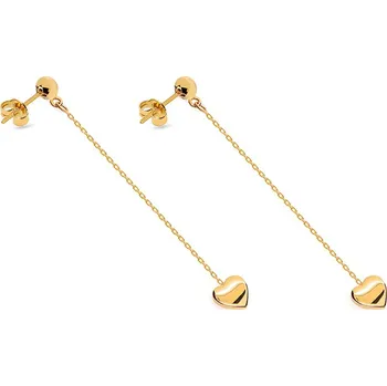 Náušnice iZlato IZ24527S Žluté zlato