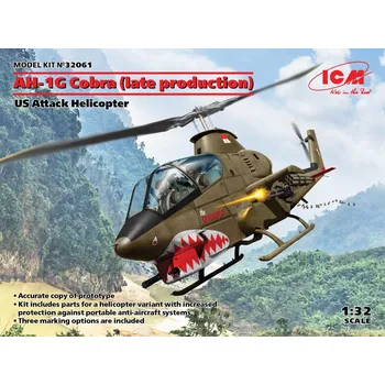 Plastikový model 1:32 Bell AH-1G Cobra, Late Production