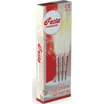 Party dekorace Pyrogiochi fontána na dort 3 ks x41080