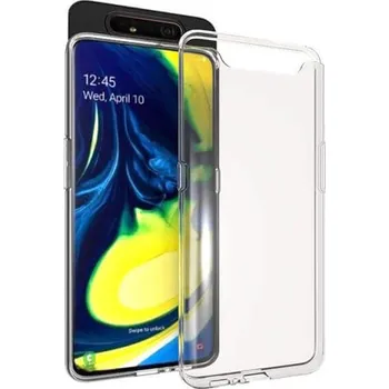 Pouzdro na mobilní telefon Ultratenký plastový kryt pro Samsung Galaxy A80 A805F - průhledný