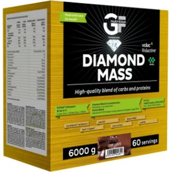 Protein GF Nutrition Diamond Mass 6000 g čokoláda bez sladidel