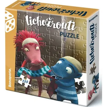 Puzzle Bonaparte Lichožrouti Hihlík a Žiletka 100 dílků