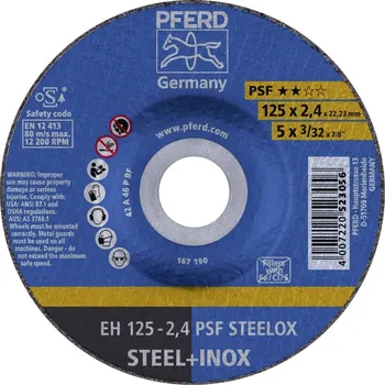 PFERD TOOLS PSF STEELOX 61720326 řezný kotouč lomený 125 mm 25 ks nerezová ocel, ocel