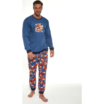 Pánské pyžamo CORNETTE Cornette 456/174 Pumpkin - Pánské pyžamo, dlouhé - XL