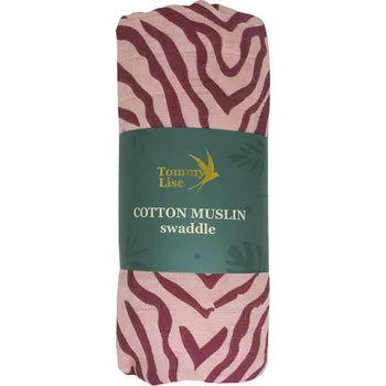 Plena Tommy Lise Bavlněná mušelínová plena Marsala Tiger