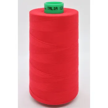 Nit Ariadna polyesterová niť Talia 120 - 5000m červená barva 904