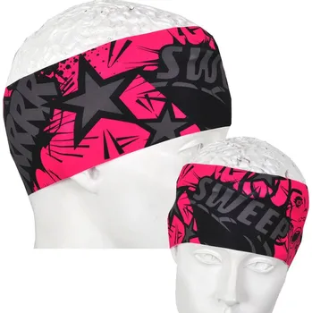 Čelenka Sportovní čelenka SCP099 COMIX - růžová / šedá