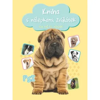 Hračka pro nejmenší Kniha s nálepkami zvířátek Psi - více než 100 nálepek