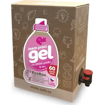 Prací prostředek Qalt Jsem prací gel na dětské prádlo 3L