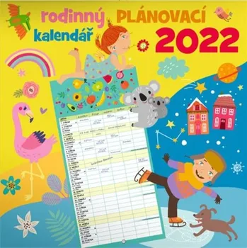 Kalendář Presco Group PGP-30031-22 Rodinný plánovací kalendář 2022