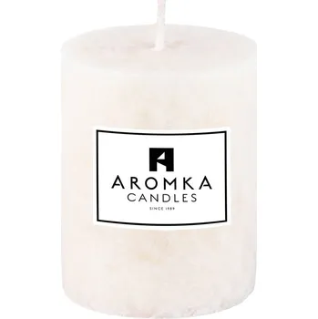 Svíčka Přírodní vonná svíčka palmová - AROMKA - Válec, průměr 5,4 cm, výška 7 cm Vůně: Bez vůně