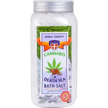 Koupelová sůl PALACIO Konopná sůl z Mrtvého moře 900 g