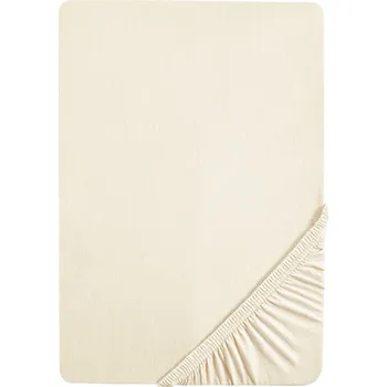 Prostěradlo Biberna Žerzejové napínací prostěradlo (přírodní, 90-100 x 200 cm)