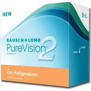 Kontaktní čočky Bausch + Lomb PureVision 2 for Astigmatism (6 čoček)