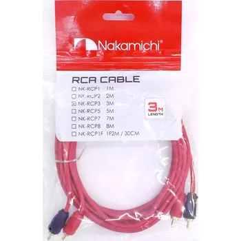 Signálový kabel Nakamichi NK-RCP3