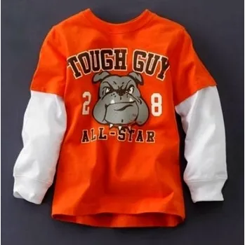 Chlapecké tričko Chlapecké tričko / mikina chlapecké 120-140 s dlouhým rukávem 4026 oranžová (Objednejte do 13:00 a zítra může být zásilka u Vás....... (platí PO až ČT))