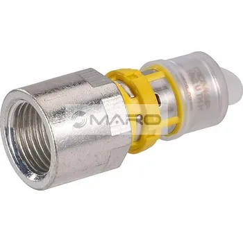 Instalatérský materiál Comap Multiskin-Gas Přechod lisovací s vnitřním závitem, mosaz, plyn 26 mm - 3/4", 7270GG2634