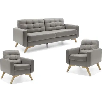 Obývací pokoj GALA COLLEZIONE Sedací souprava FIORD 3+1+1 kožená