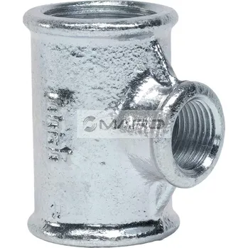 Instalatérský materiál GEBO T-kus pozinkovaný redukovaný č.130 5/4" x 3/4", 130-28V