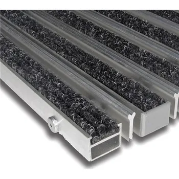 Rohožka Hliníková textilní čistící vnitřní kartáčová rohož Alu Extra - 100x150x2,7cm 80001322