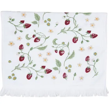 Utěrka Clayre & Eef, Holandsko Clayre & Eef - Kuchyňský ručník WILD STRAWBERRIES "Jahody" - 40*66 cm
