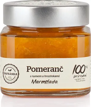 Šafránka Pomerančová marmeláda s rumem a rozinkami 270 g