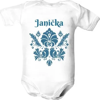 Kojenecký body Dětské body s potiskem Folklórní motiv pro miminko dětské
