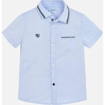 Chlapecká košile Chlapecká košile Mayoral dlouhý rukáv 3129 modrá Rozměr: 128