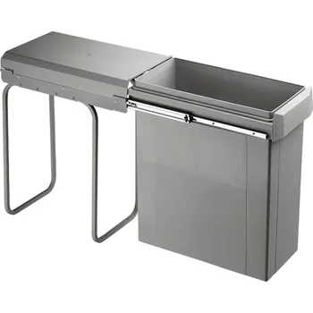 Odpadkový koš Big Boy 30, Odpadkový koš, alu šedá